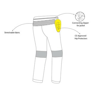 Pantalón Moto BELA CROSSROAD EXTREME WP 3 en 1