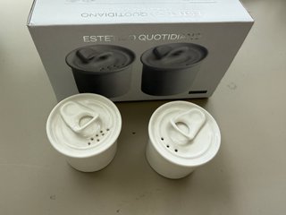 Set Seletti saliera e pepiera porcellana
