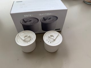 Set Seletti saliera e pepiera porcellana
