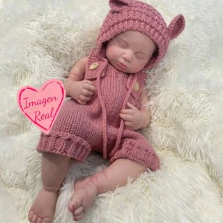 Muñeca bebé reborn silicona flexible