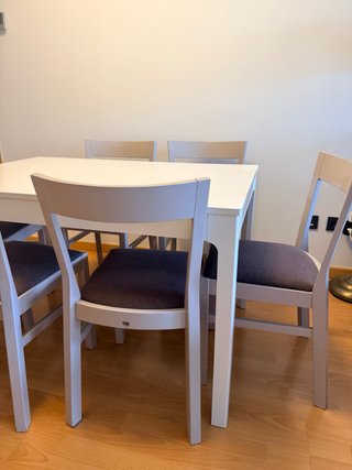 Mesa comedor y 6 sillas