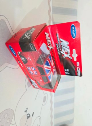 Modellino Mini Cooper rossa originale London