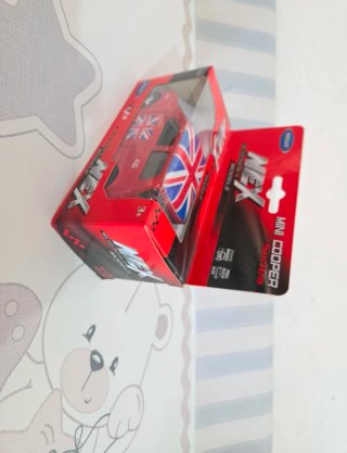 Modellino Mini Cooper rossa originale London