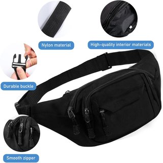 Riñonera unisex ajustable con efecto holográfico