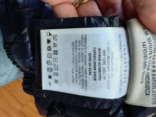 Moncler Piumino Leggero Blu