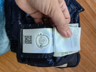 Moncler Piumino Leggero Blu
