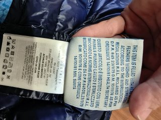 Moncler Piumino Leggero Blu
