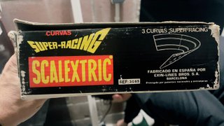 Caja Scalextric Curvas Super-Racing