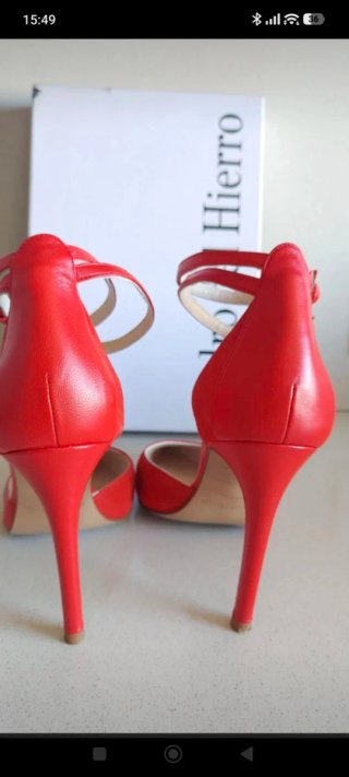 Zapatos Pedro del Hierro Tacon Pulsera Ante Piel R