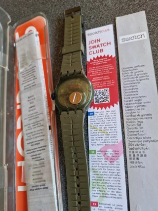 Swatch Scuba Libre Whalebone SUUG400 Nuovo