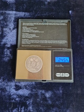 Moneda Plata Bolívar Libertador año 1935