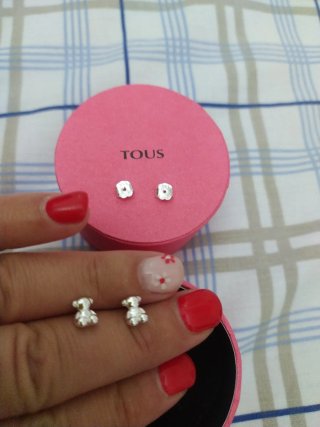 Pendientes Oso Tous Bear Plata