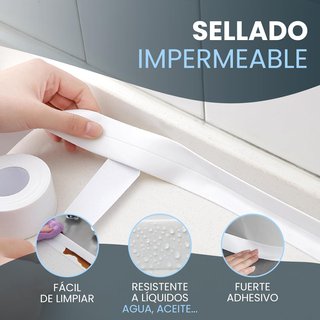 Cinta selladora impermeable autoadhesiva baño