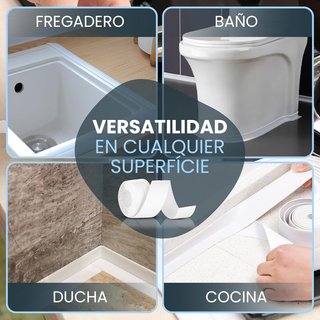 Cinta selladora impermeable autoadhesiva baño