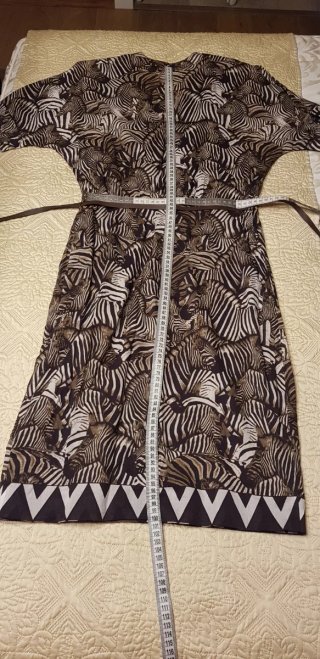 Vestido Sintesis estampado cebras T.38