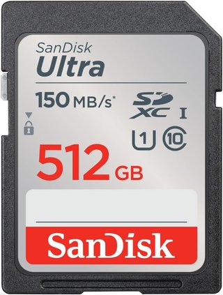 SanDisk Ultra tarjeta rápida almacenamiento vídeo
