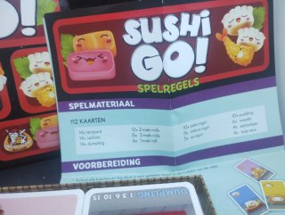 Sushi Go! edizione Olandese + carte promo soja