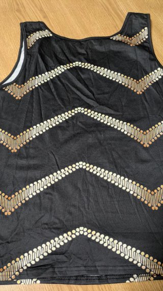 Camiseta de tirantes con estampado étnico