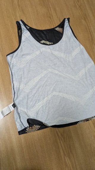 Camiseta de tirantes con estampado étnico