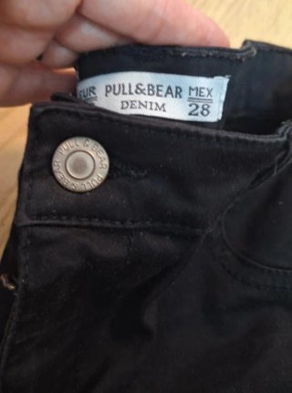 Vaqueros negros Pull&Bear Talla 38