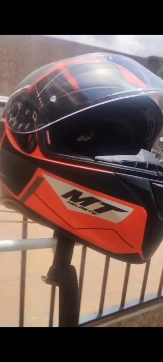 Casco Moto MT Helmets Rojo/Gris