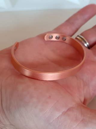 Pulsera de cobre Biomagnética Ajustable