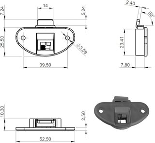 Ruedas puertas correderas armarios plástico gris