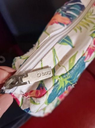 Borsa O bag Chic Blu, 1 bordo e 2 canvas