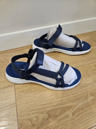 Sandalias GoFlex Talla 41 Azul Marino