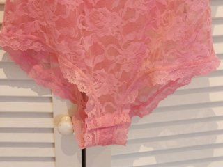 Body de encaje rosa Súper favorecedor L