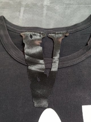 Vlone Staple Red Tee Maglietta Nera