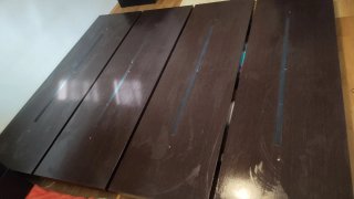 Base Tatami Japones Madera Oscura