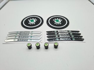 Set 14pz Accessori Auto Skoda Nuovi