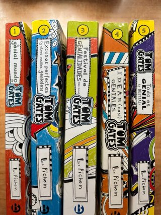 Lote 5 Libros Tom Gates Infantil