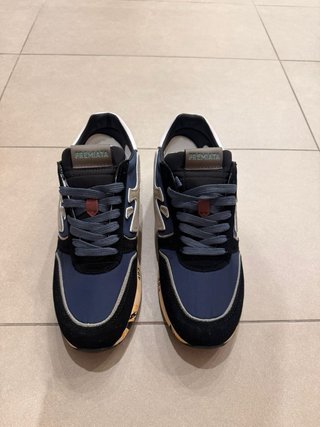 Zapatillas Premiata Negras y Azules