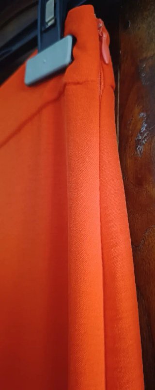 Pantalón ancho Zara rojo