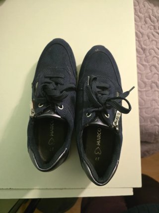 Zapatillas azul marino talla 37