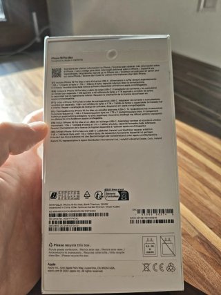 IPhone 16 Pro Max 256GB Titanio Nero– Scontrino