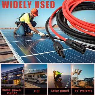 Cable solar fotovoltaico extensión 5m MC4