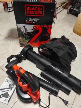Soffiatore/Aspiratore Black+Decker 3000W