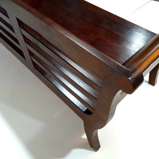 Banco de madera - Estilo colonial