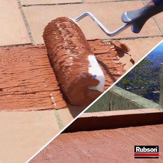 Rubson silicona líquida impermeabilizante teja
