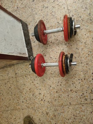 Mancuernas con discos 2kg y 1kg