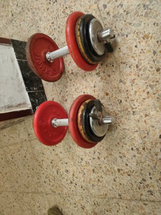 Mancuernas con discos 2kg y 1kg