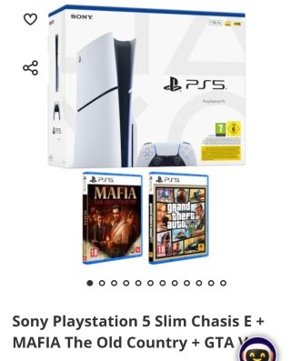Sony PS5 Slim + Mafia + GTA V