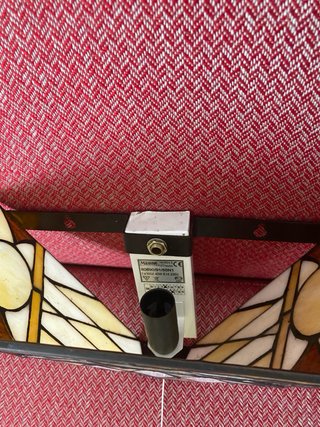 Lampada da parete in stile Tiffany in vetro
