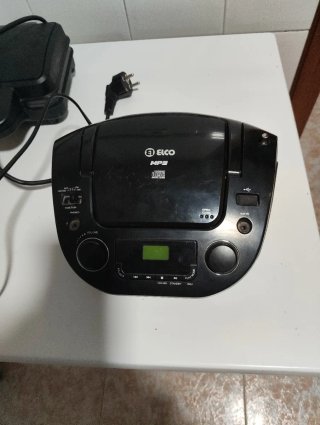 Radio CD MP3 ELCO Negra