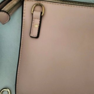 Borsa e pochette fantasia pied-de-poule