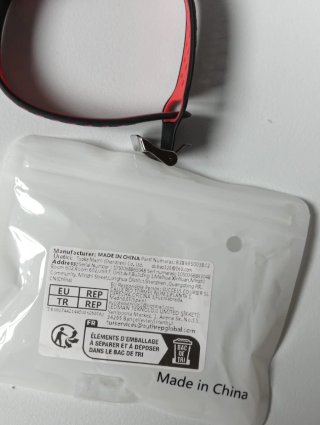 Correa Xiaomi Mi Band 5/4/3/6 Negra/Roja Nuevo
