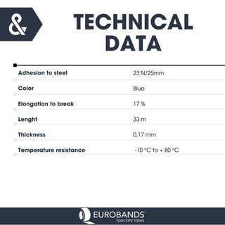 Eurobands cinta adhesiva resistente marcaje